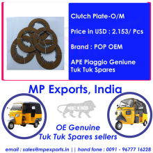 Suppliers Of Tuk Tuk Spares Clutch Plate O/M